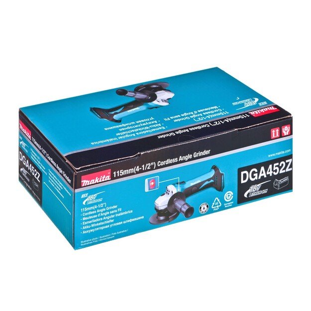 SZLIFIERKA KATOWA FI 115 18V-LI DGA452Z MAKITA