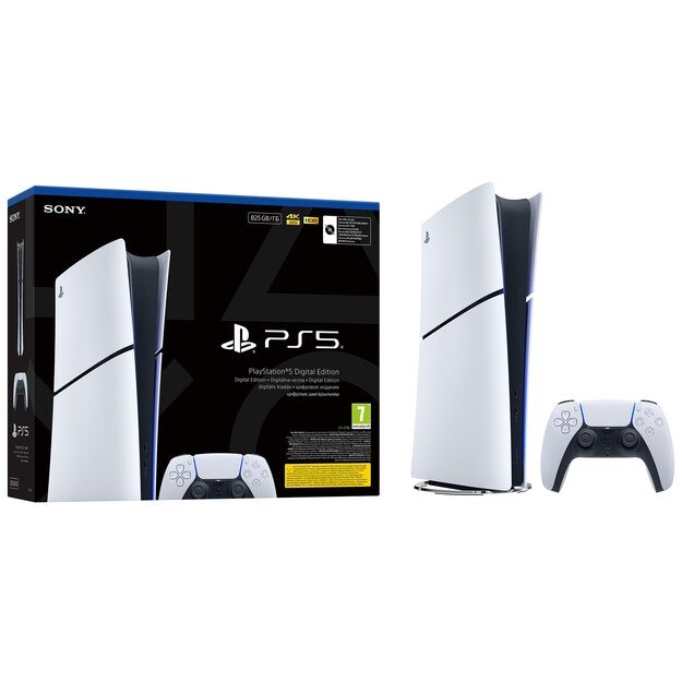 Konsola SONY PS5 Digital 825GB + 2 kontrolery DS5