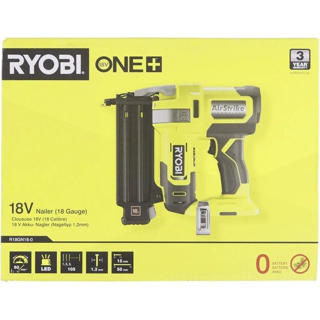 196200 Ryobi Stick Gun 18G 18V