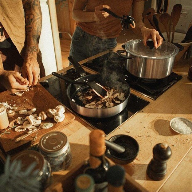 Frying pan 26cm with ceramic coating with lid Functional Form 3