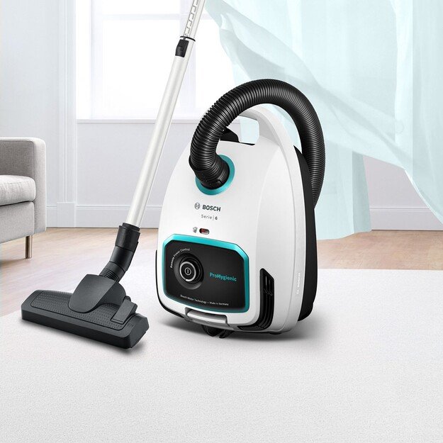 Bosch Serie 6 BGL6HYG1 vacuum Cylinder vacuum Dry 600 W Dust bag