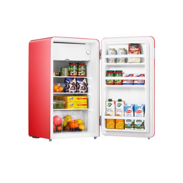 Midea Refrigerator | MDRD142SLE32 | Energy efficiency class E | Free standing | Larder | Height 83.5 cm | Fridge net capacity 93