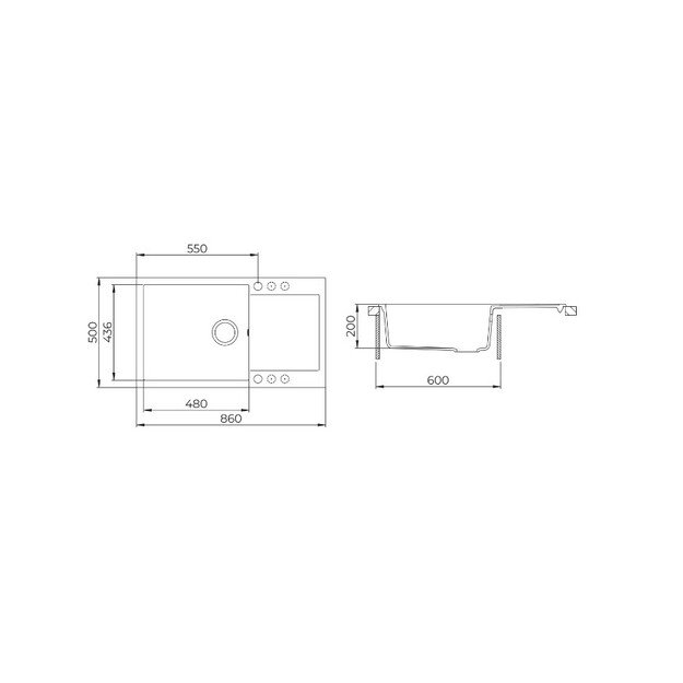 Komplektas: virtuvės plautuvė ir maišytuvas su ištraukiama žarna HELIKA SQT104-120AWP+2383-120 3