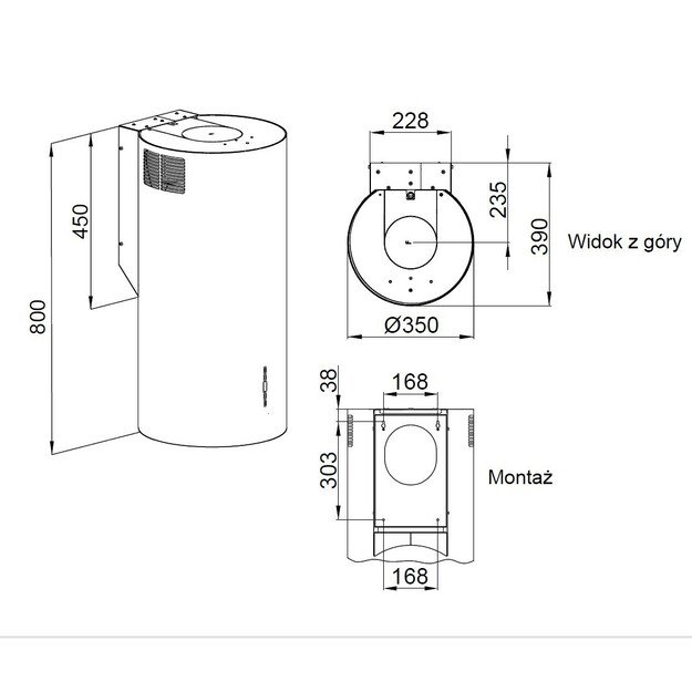Okap MAAN Elba2 W835 czarny 3