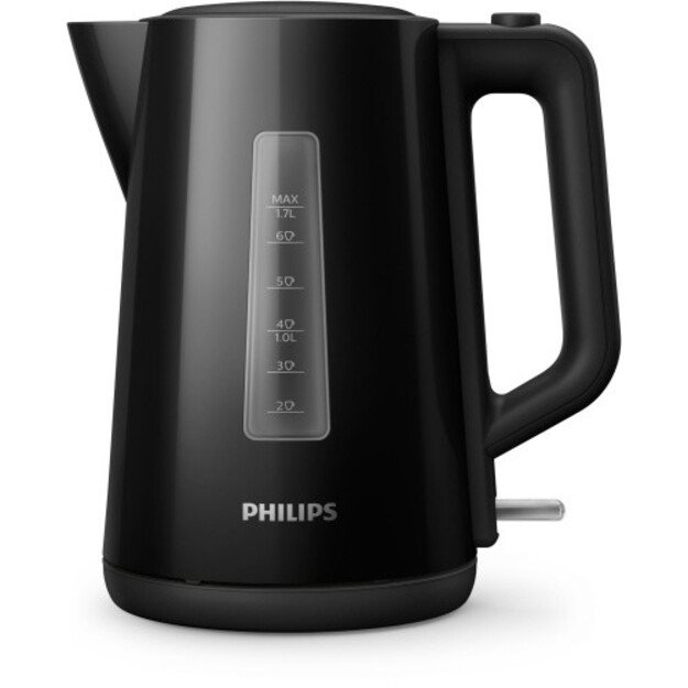 Philips 3000 Series HD9318/20 Elektrinis virdulys, 1.7 L, 2200 W, Juoda