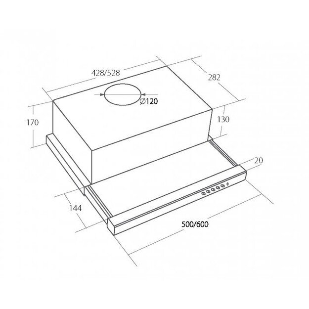Gartraukis AKPO WK-7 LIGHT ECO 50 Juoda sp. 1