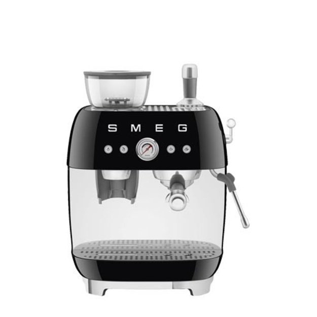 Smeg 50 s Style Espresso Coffee Machine EGF03BLEU Black