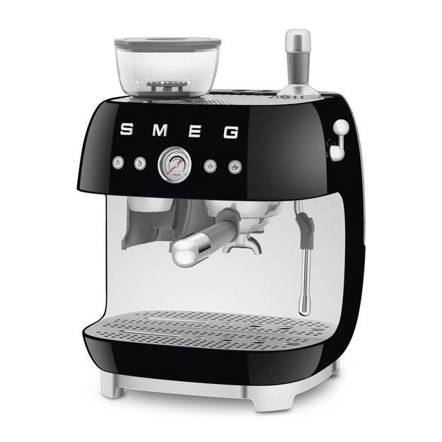 Smeg 50 s Style Espresso Coffee Machine EGF03BLEU Black