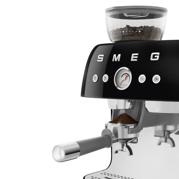 Smeg 50 s Style Espresso Coffee Machine EGF03BLEU Black
