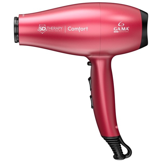 GA.MA 5D Therapy Comfort Halogen hair dryer 2200 W Red