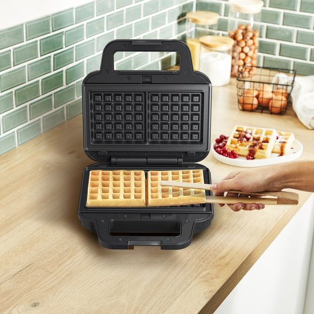 TEFAL | UltraCompact 3in1 SW383D10 | Sandwich Maker | 700 W | Number of plates 3 | Gray/Black
