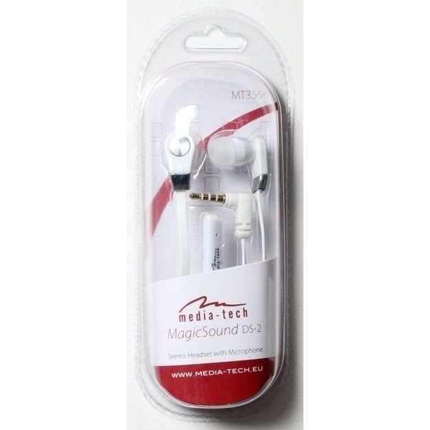 MEDIATECH MT3556W MAGICSOUND DS-2 Headphone with microphone