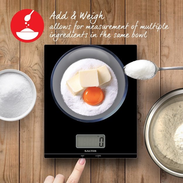 Salter 1172 BKDR Large Platform Digital Kitchen Scale