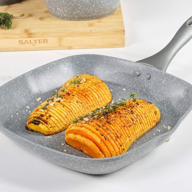 Salter BW02773G1EU7 Marblestone 28cm Griddle Pan