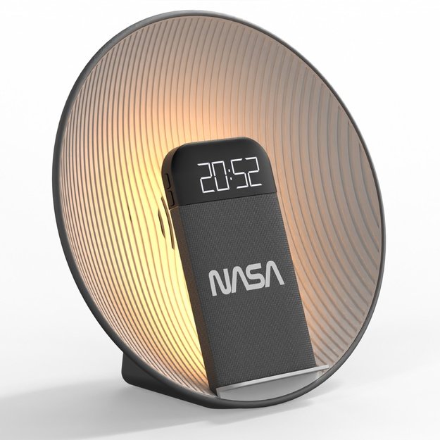 NASA SPC600  Bluetooth Speaker/ Alarm Clock/ Wireless Charger