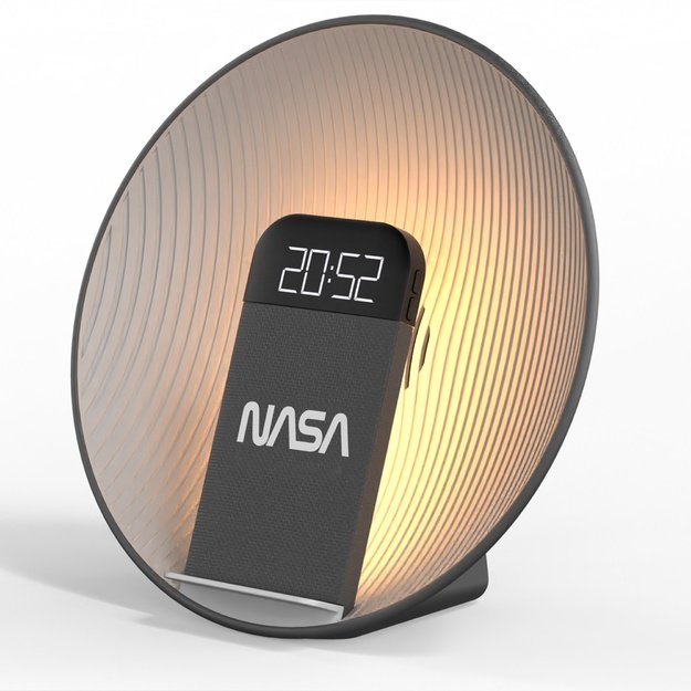 NASA SPC600  Bluetooth Speaker/ Alarm Clock/ Wireless Charger
