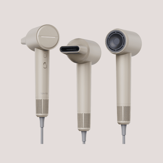 Lovio LVHD001BE Hair Dryer With Ionization AirFlow