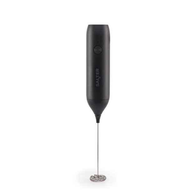 Salter BW14234 Rechargable Milk Frother, Black
