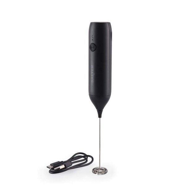 Salter BW14234 Rechargable Milk Frother, Black