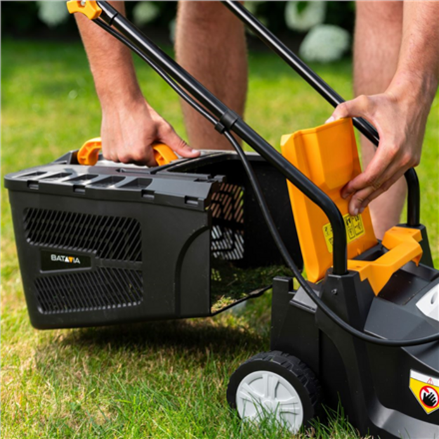 Batavia B.V. 18V Cordless Lawn Mower, 32 cm, Without battery and charger | Mowing Area 200 m&sup2;