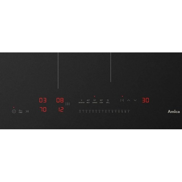 Induction hob AMICA PIC6541PHTSUN 3.0 BL MATT
