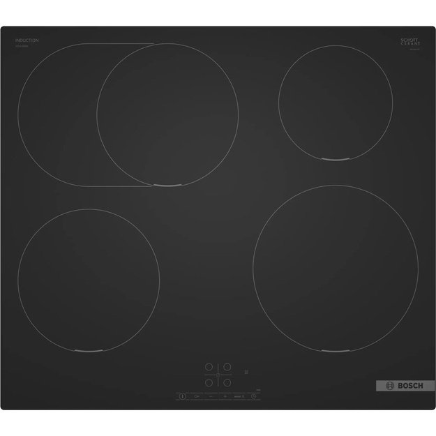 Bosch PIF61ABB5E hob Black Built-in 60 cm Zone induction hob 4 zone(s)