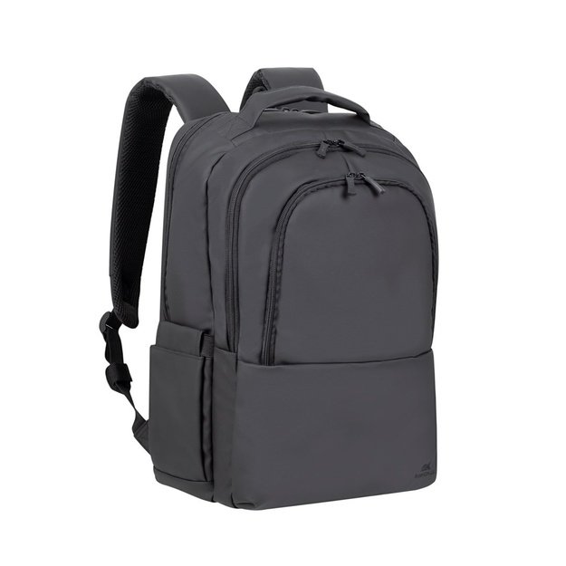 RIVACASE 8435 backpack for laptop 17.3  Tegel ECO, black, waterproof material, eco rPet, pockets for smartphone, documents,