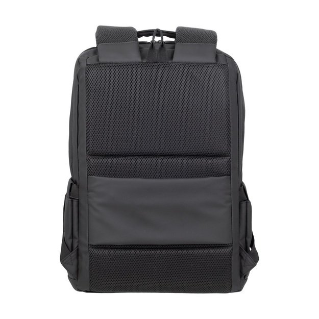 RIVACASE 8435 backpack for laptop 17.3  Tegel ECO, black, waterproof material, eco rPet, pockets for smartphone, documents,