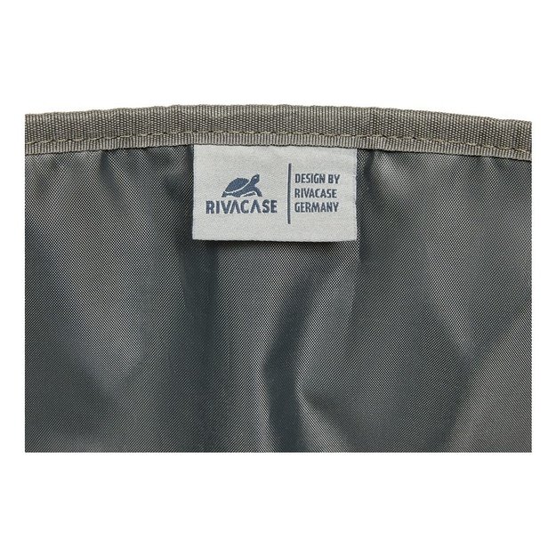 Rivacase Eden backpack Travel backpack Olive PU leather, Polyester, Recycled polyethylene terephthalate (rPET)