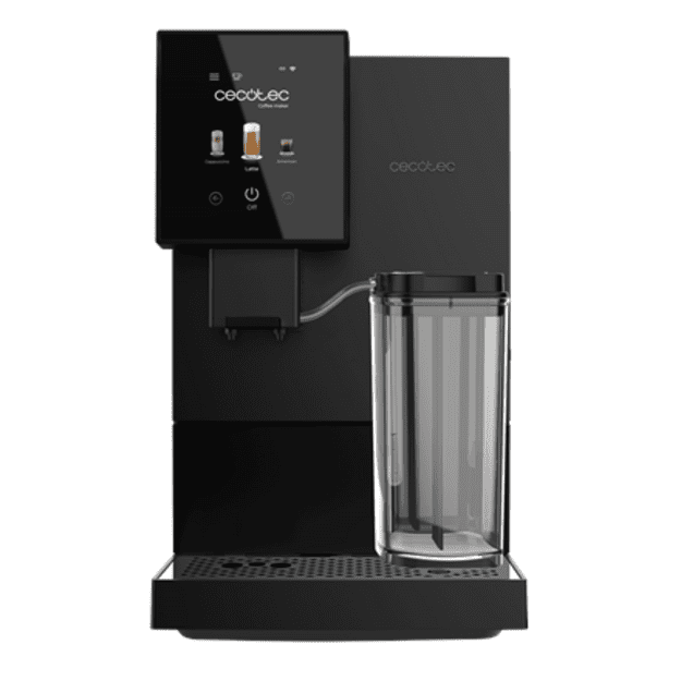 Cecotec Coffee Maker | Cremmaet Compactccino Connected | Pump pressure 19 bar | Built-in milk frother | Super-automatic | Black