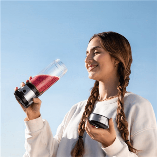 Cecotec Smoothie Blender | WanderlustMix USB | Portable | 126 W | Jar capacity 0.4 L | Ice crushing | Inox