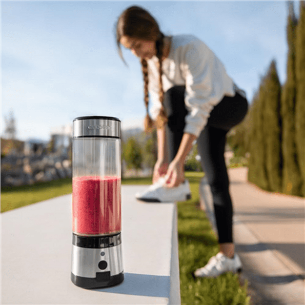 Cecotec Smoothie Blender | WanderlustMix USB | Portable | 126 W | Jar capacity 0.4 L | Ice crushing | Inox