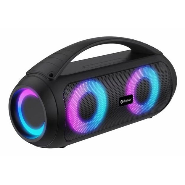 Denver BTG-618 portable/party speaker Stereo portable speaker Black 40 W