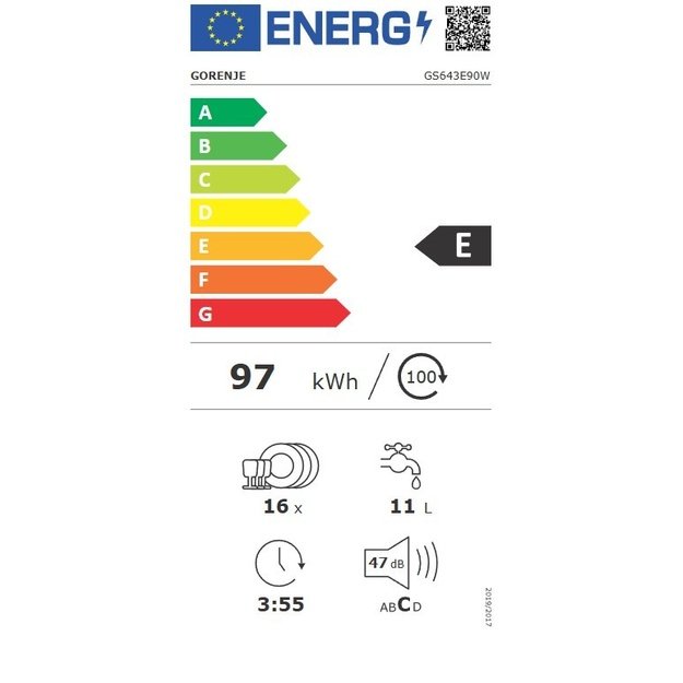 Indaplovė Gorenje GS643E90W