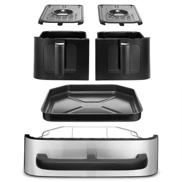 Kar&scaron;to oro gruzdintuvė Cuisinart AIR-TWIN 10.4L AFT13XSSE