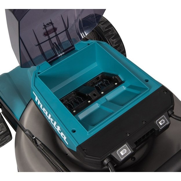 Makita LM002G lawn mower Push lawn mower Battery Black, Blue
