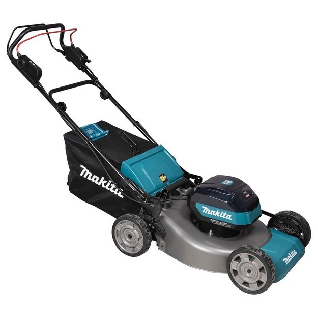 Makita LM002G lawn mower Push lawn mower Battery Black, Blue