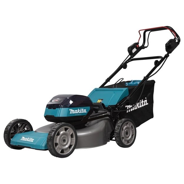 Makita LM002G lawn mower Push lawn mower Battery Black, Blue