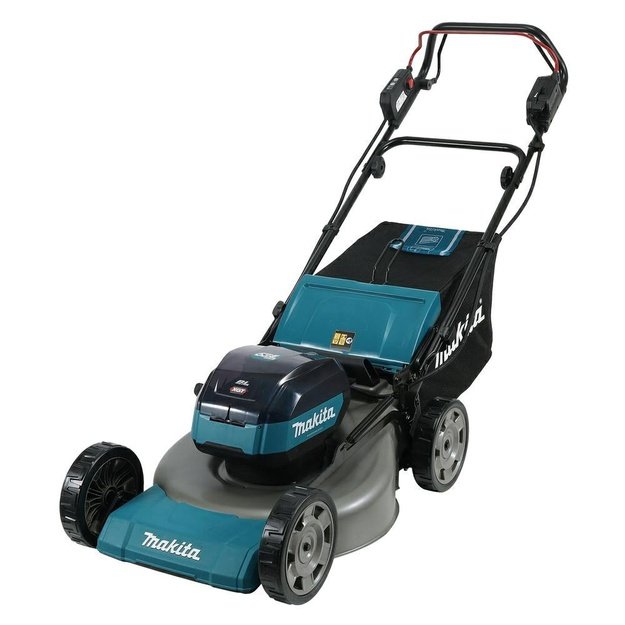 Makita LM002G lawn mower Push lawn mower Battery Black, Blue
