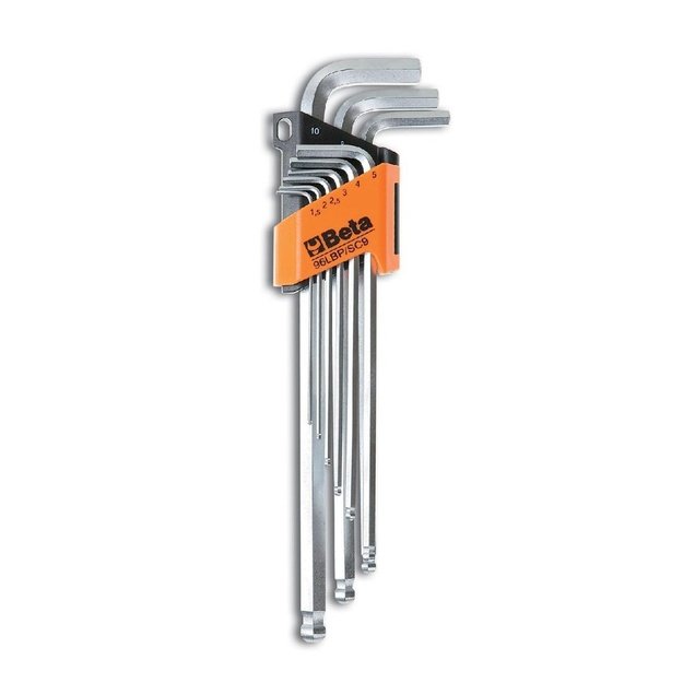 BETA HEXAGON KEYS SET 9 pcs. LONG BALL 96LBP/SC8