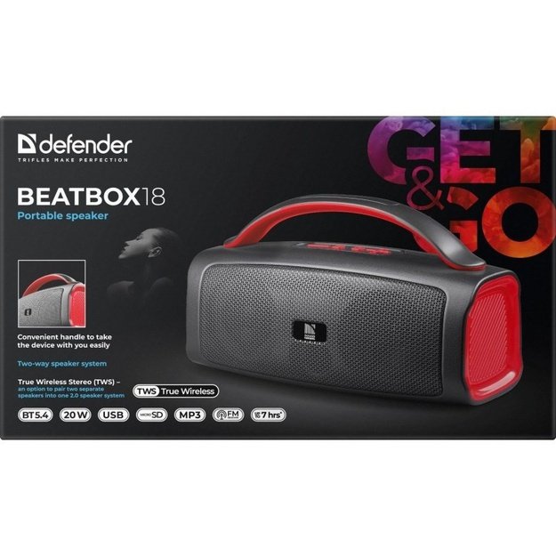 BLUETOOTH SPEAKER BEATBOX 18 20W