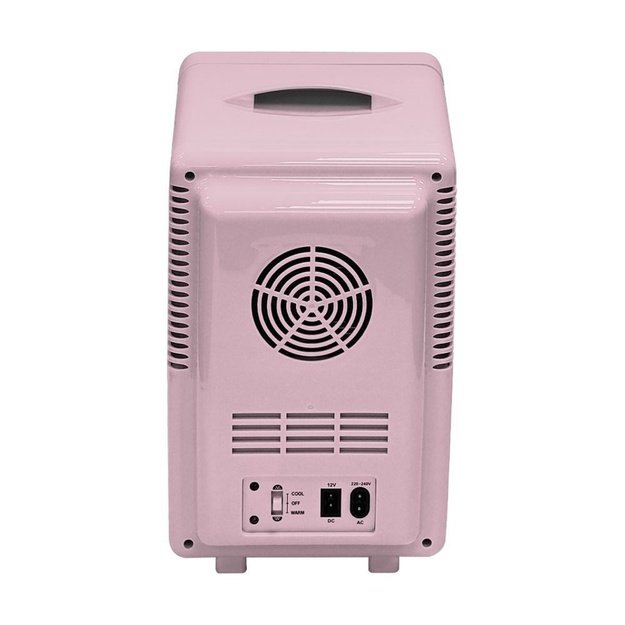 Mini fridge with LED makeup mirror ELLE Home ESDAFX08PUEU 8L purple