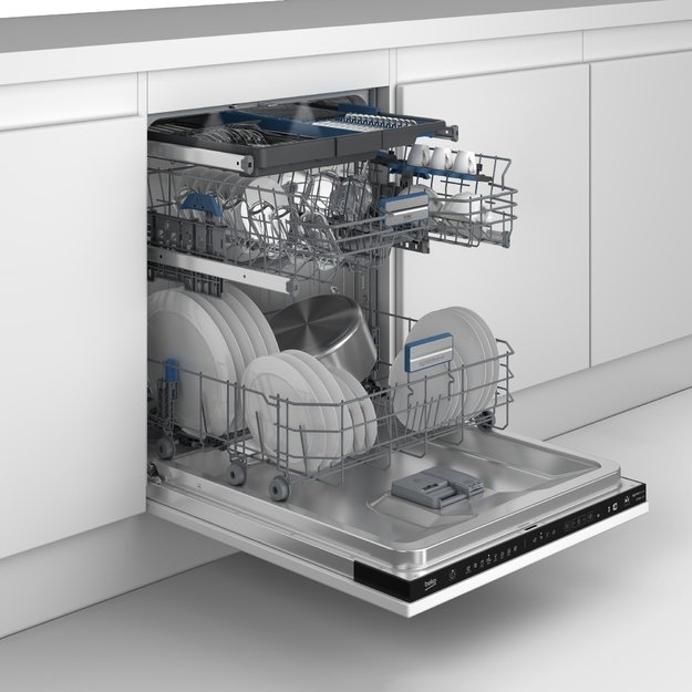 Įmontuojama indaplovė Beko BDIN38541P