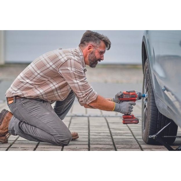 Einhell 4510070 power screwdriver/impact driver 2100 RPM Black, Red