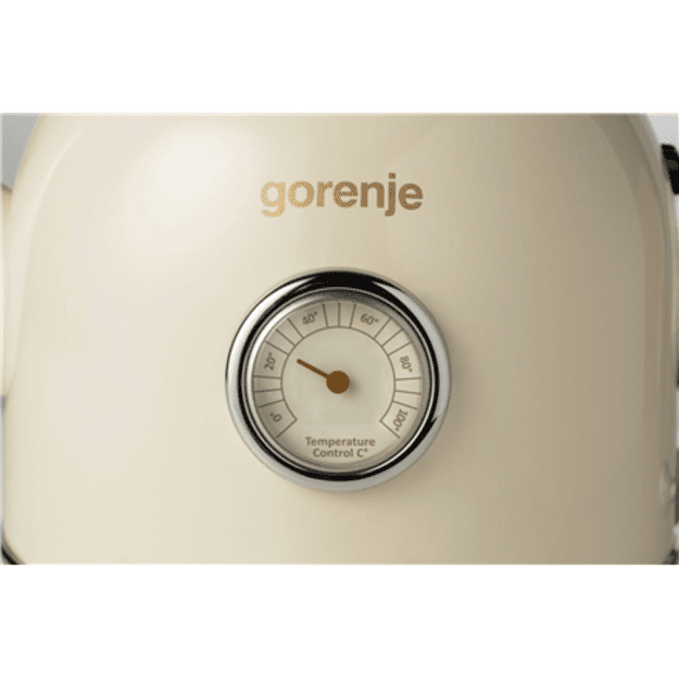 Gorenje | Kettle | K17CLIN | Electric | 2000 W | 1.7 L | Plastic/Metal | 360&deg; rotational base | Beige