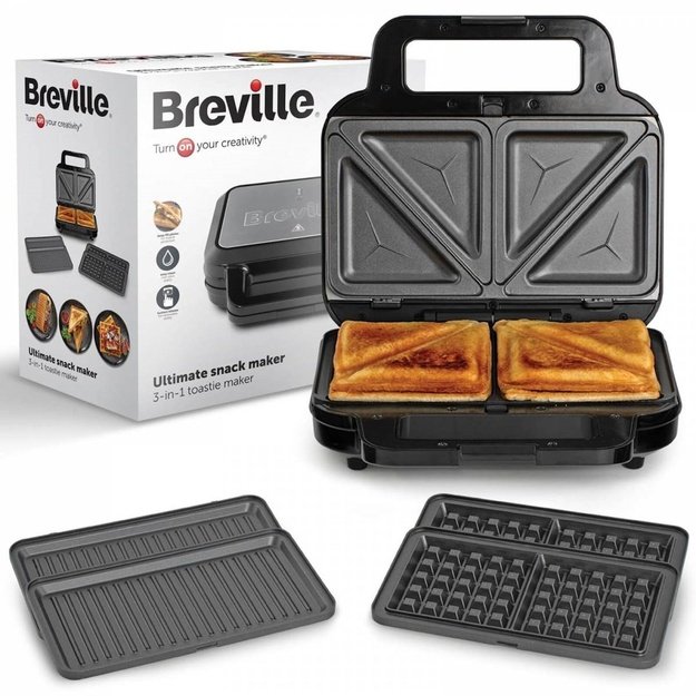 Breville 3in1 sandwich toaster VST098X