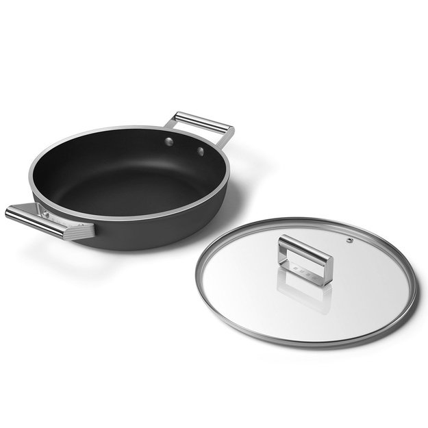 Smeg DPF2812BLM Pfanne, 28 cm, Keramika