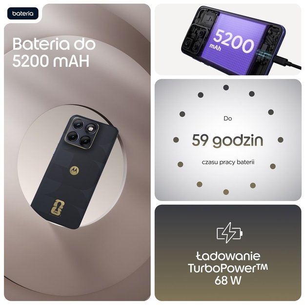 Motorola Edge 70 Fusion 5G 256GB, black FIFA