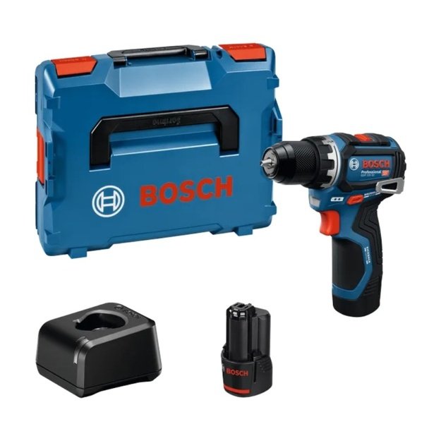Akumuliatorinis suktuvas su metaliniu griebtuvu BOSCH GSR 12V-32 LB