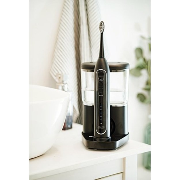 Sonic toothbrush with irrigator 2-in-1 Adler